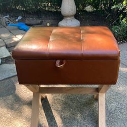 Foot Stool With Pocket