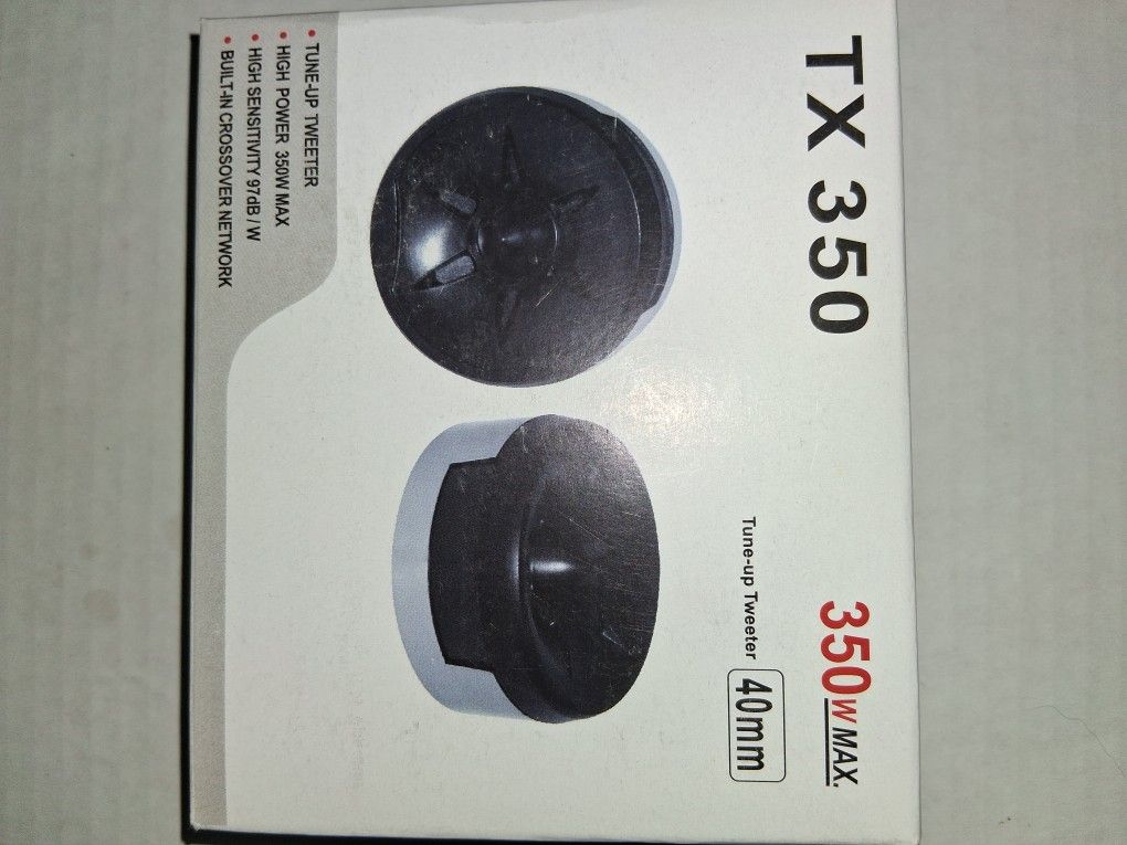 TX350 Audio Tweeters New In The Box