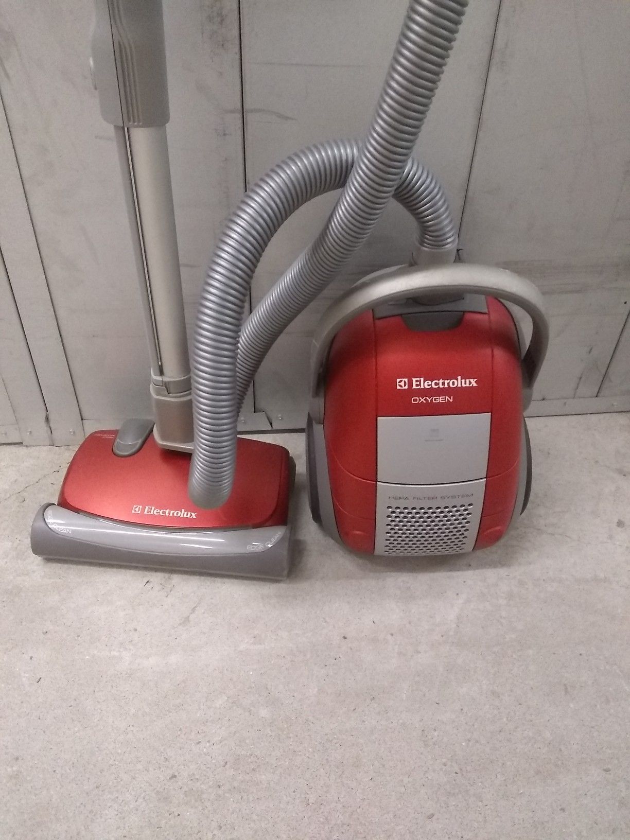 Electrolux vacuum cleaner cannister orange