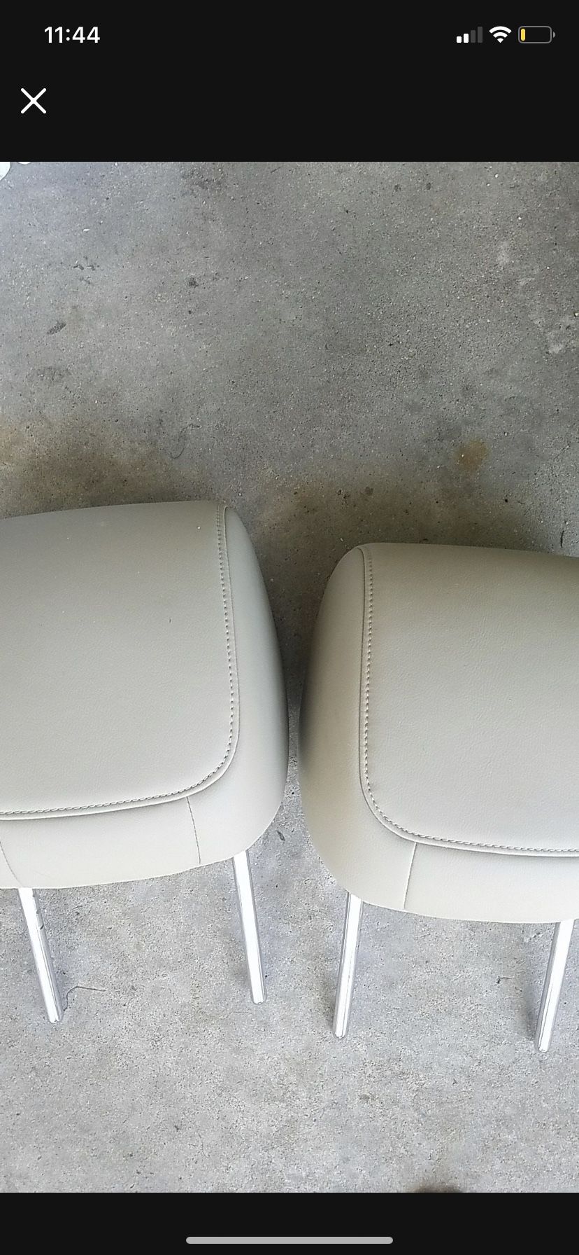  Nissan Murano Head Front rest Leather 2011 Pair
