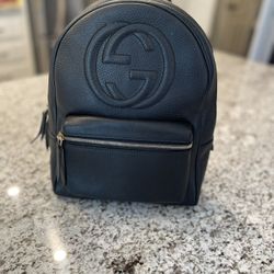 Gucci Soho Leather Chain Backpack 