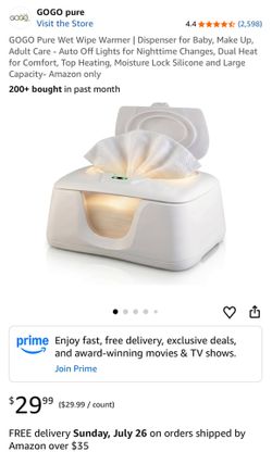 Gogo wipes warmer