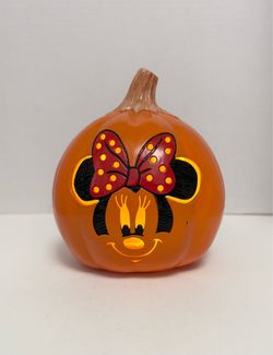 Minnie Mouse Halloween Light Up Jack O’ Lantern Pumpkin Decor