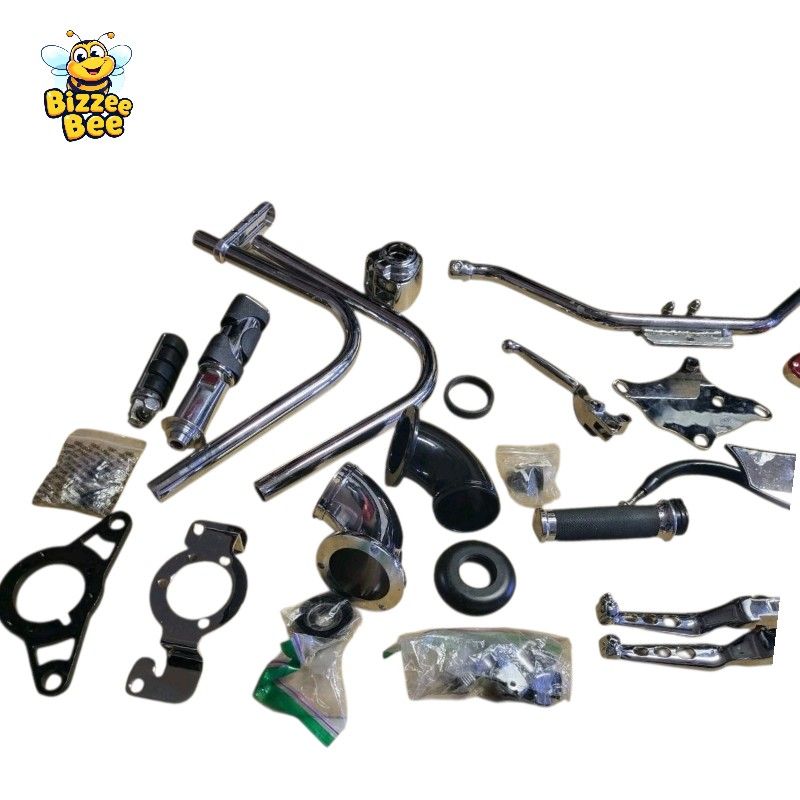Motorcycle Parts, Accessories, Etc., Harley Aftermarket Lot Approx 35 Lb