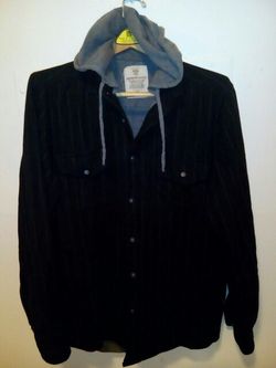 Route 66 winter hooded shirt in jacket form.