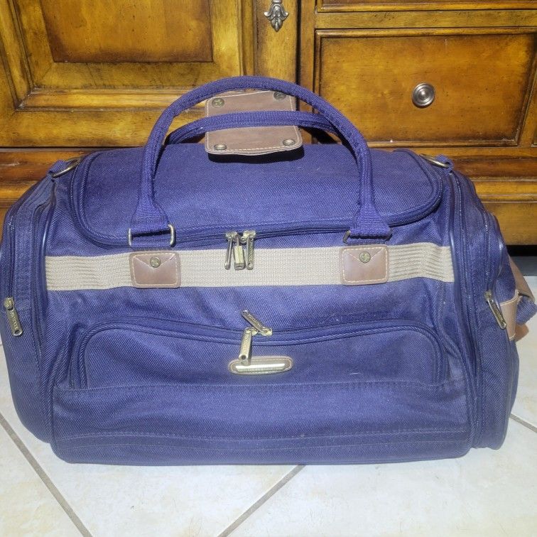 Blue Duffle Bag Carryon Luggage