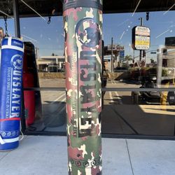 Outslayer camo Filled 6ft Tall Muay Thai Heavy Punching Bag