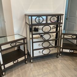 Dresser, Nightstands and Cabinet 