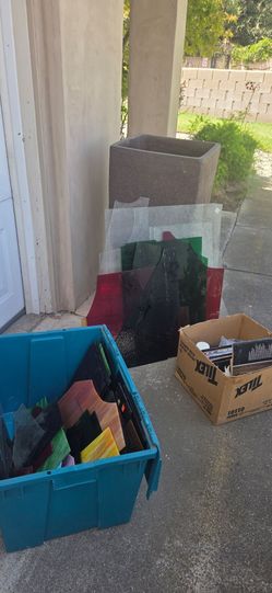 Free Art Glass Sheets, Remnants and Tools
