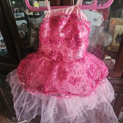 Beautiful Pink Dress For Little Girl
