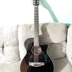 Ibanez AEG5012 12-string Acoustic-electric Guitar - Black
