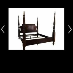 Gorgeous 4 Poster Bed Frame With Mattress