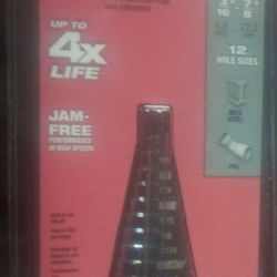 2- NEW MILWAUKEE JAM FREE STEP DRILL BITS #4