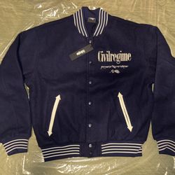 Civil Regime Letterman Jacket - Size XL