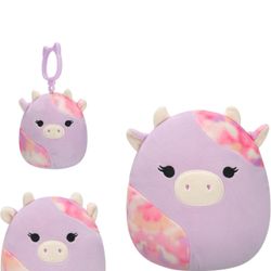 Squishmallows Original Suri Sunset Cow 3-Pack (3.5In, 5In, 8In) – Official Jazwa