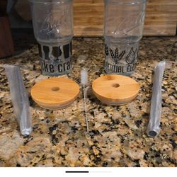 Mason jar tumblers