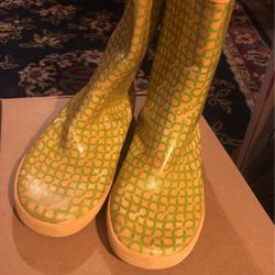 COACH designer Rain Boots Sz 7B