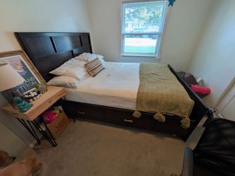 Queen storage bed with Mattress