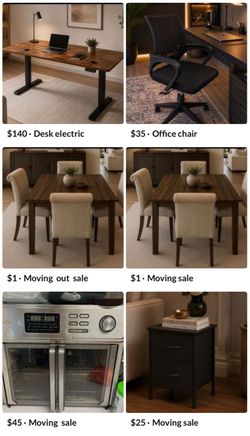 Moving sale