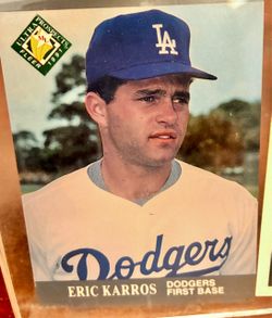 1991 Fleer Ultra Prospects Eric Karros Baseball Card