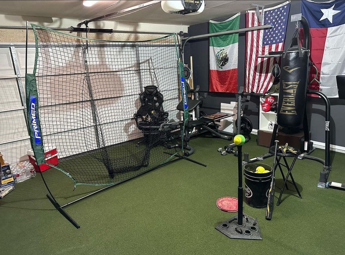 Primed Baseball Net W/ Tee