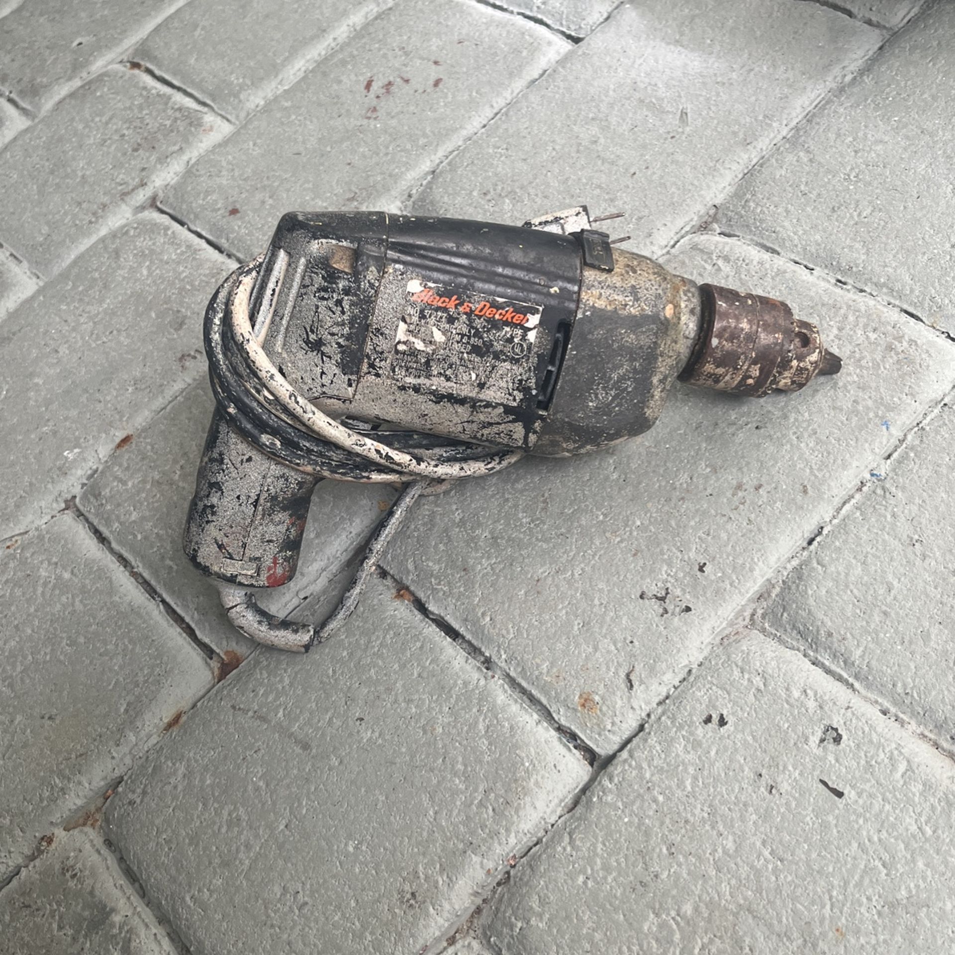 Black And Decker, One And A Half Drill