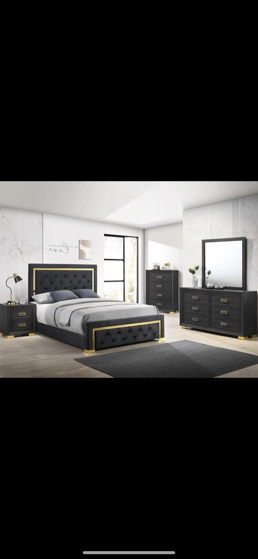 $525 Bedroom Set Not Including Mattress And Chest 