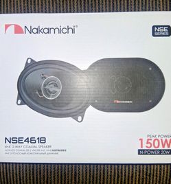 Nakamichi 4x6 Speakers Brand New In The Box