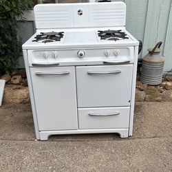 Antique 1940’s Wedge wood Stove