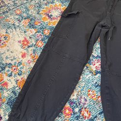 Black Cuffed Pants Good Used Shape  Size 9 