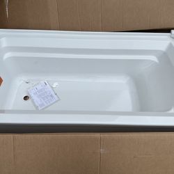Archer 72" Alcove Soaking Tub with Left Drain