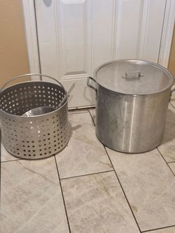 Xl aluminum pot olla de aluminio muy grande