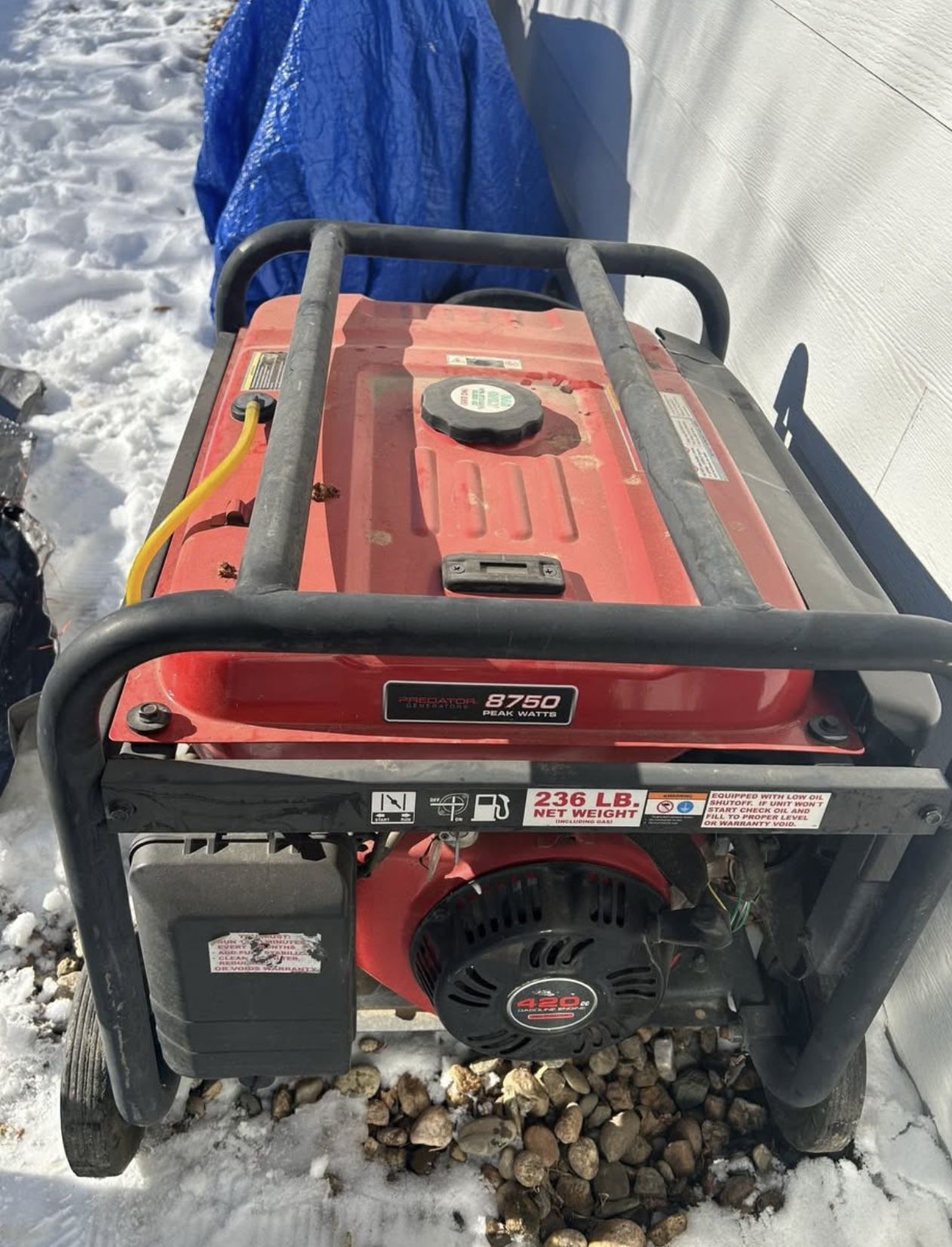 Predator 8750 Peak Watt Generator