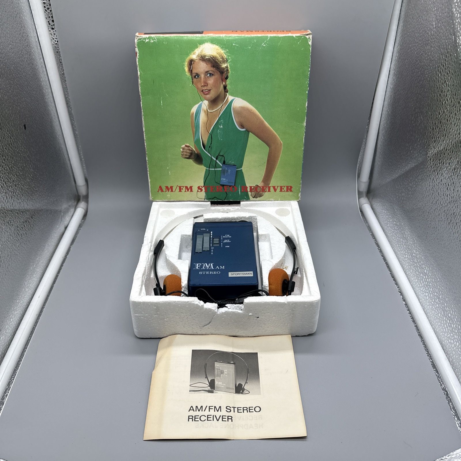 Vintage Sportsman GX-782 AM/FM Stereo Receiver Hong Kong Tested & Works