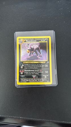 Pokémon Neo Discovery Houndoom Holo #4/75 (2001) – NM Vintage