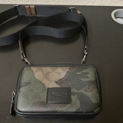 Camouflage Coach Bag