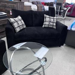 2pc Living Room Set 🖤 Black Color 