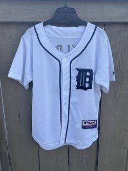 Vintage Detroit Tigers Prince Fielder #28 MLB Majestic Cool Base Youth Jersey L