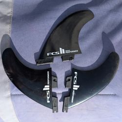Surfboard Surf Fins FCS Two ii Thruster Set Medium 