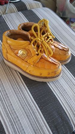 Zapatitos de piel de avestruz 8