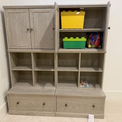 Pottery Barn Kids Cameron 2 x 3 Cabinet Wall Storage System