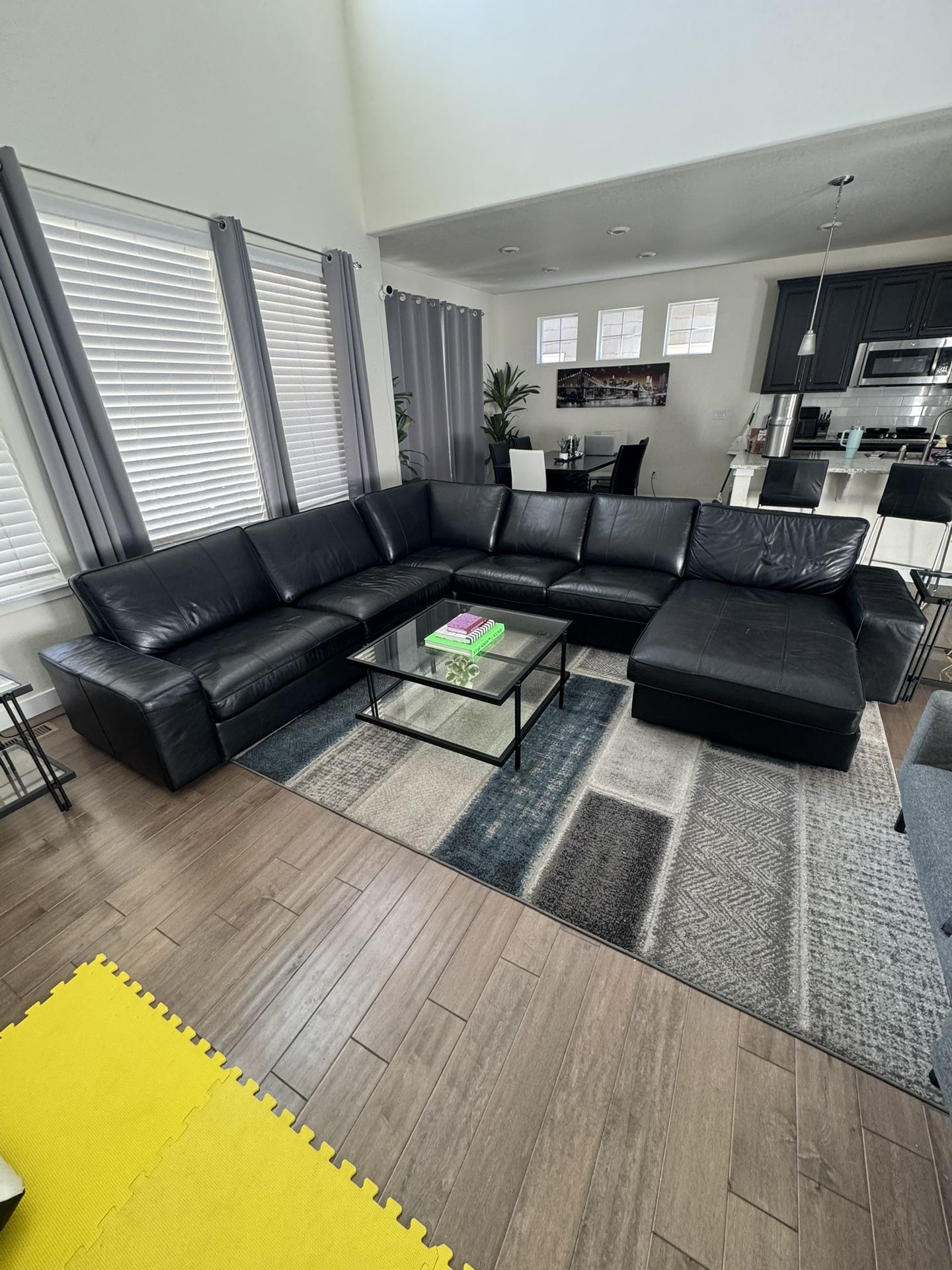 Black L Sectional