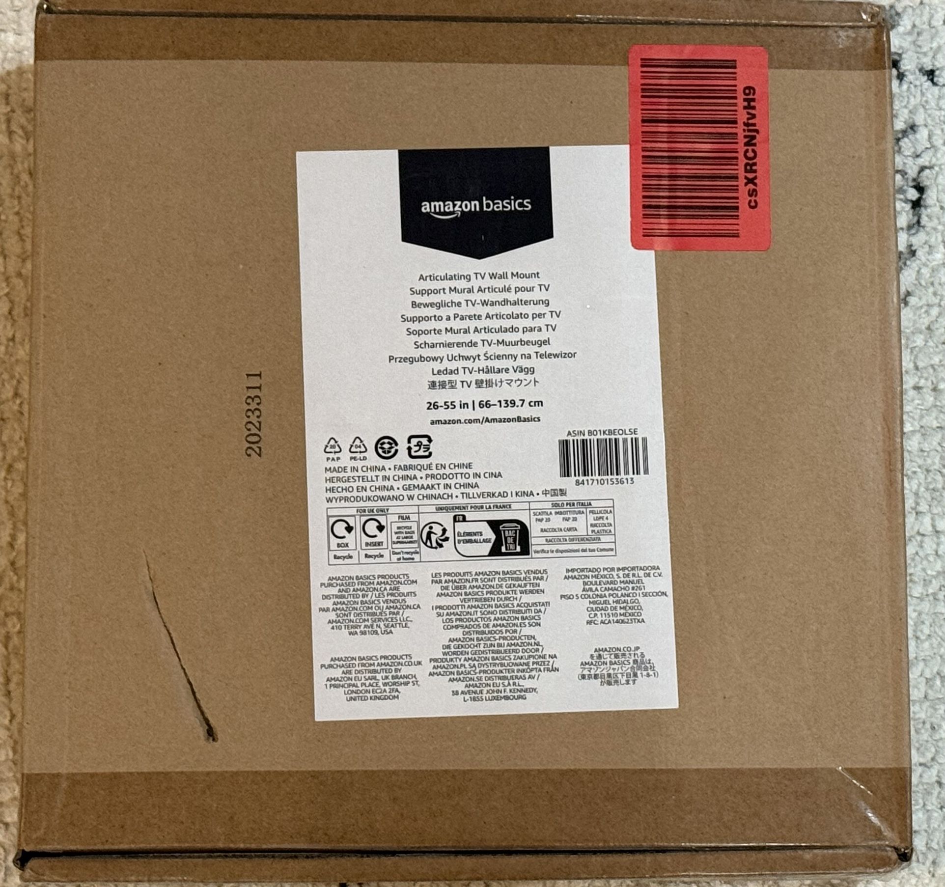 TV Mount New In Box