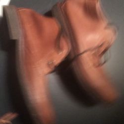 Lucky Brand Leather Mid Top Boots