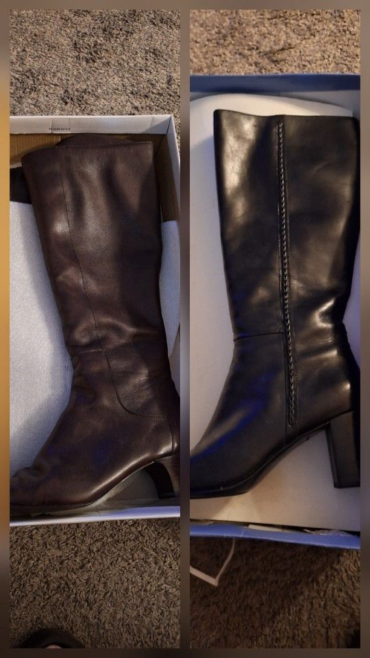 Chadwick's & St. John's Bay Boots Size 9