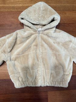 Stella Tweed Faux Hooded Jacket size M