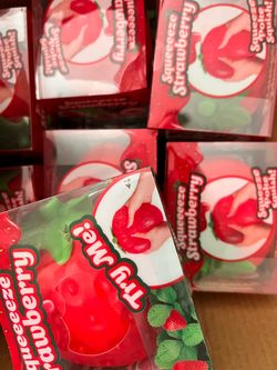 Squeezeeze Strawberry Squishy Toy
