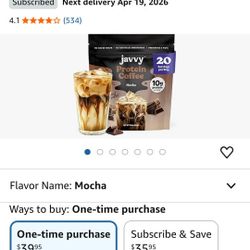 Javy Iced Protein Coffee