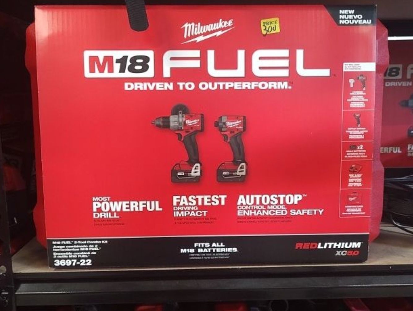 Milwaukee M18 Fuel 2 Tools Combo Kit