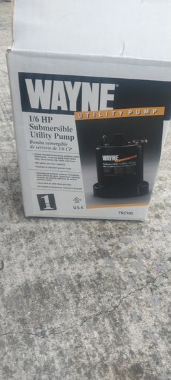Wayne  Water Pomp Brand New